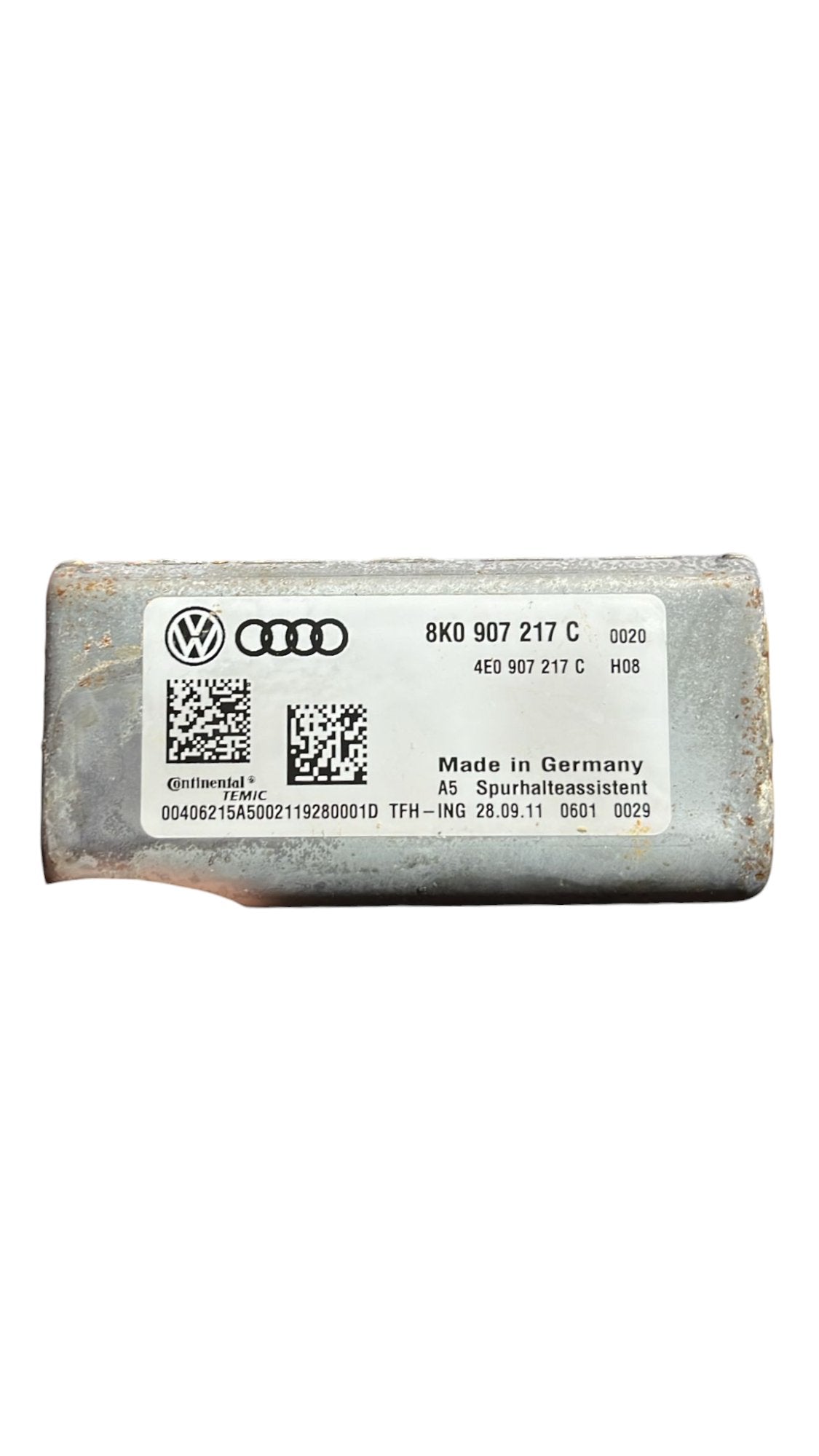 Telecamera Parabrezza Anteriore Audi A4 B8 / 8K (2008 - 2016) cod.4E0907217C / 8K0907217C - F&P CRASH SRLS - Ricambi Usati