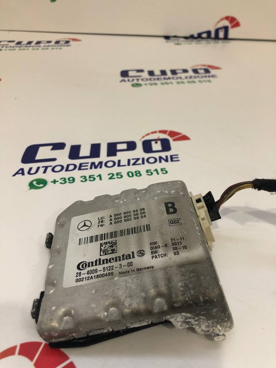 Rearview Camera/Reverse Mercedes - Benz C W204 A0009050438 2840095122300 - F&P CRASH SRLS - Used Parts