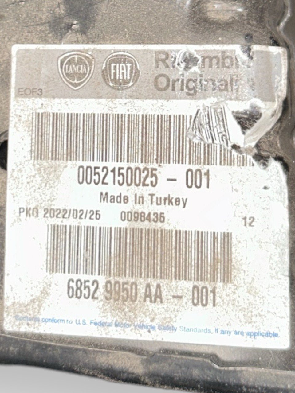 Traversa Paraurti Fiat Tipo (2016 > ) cod.52150025 - F&P CRASH SRLS - Ricambi Usati