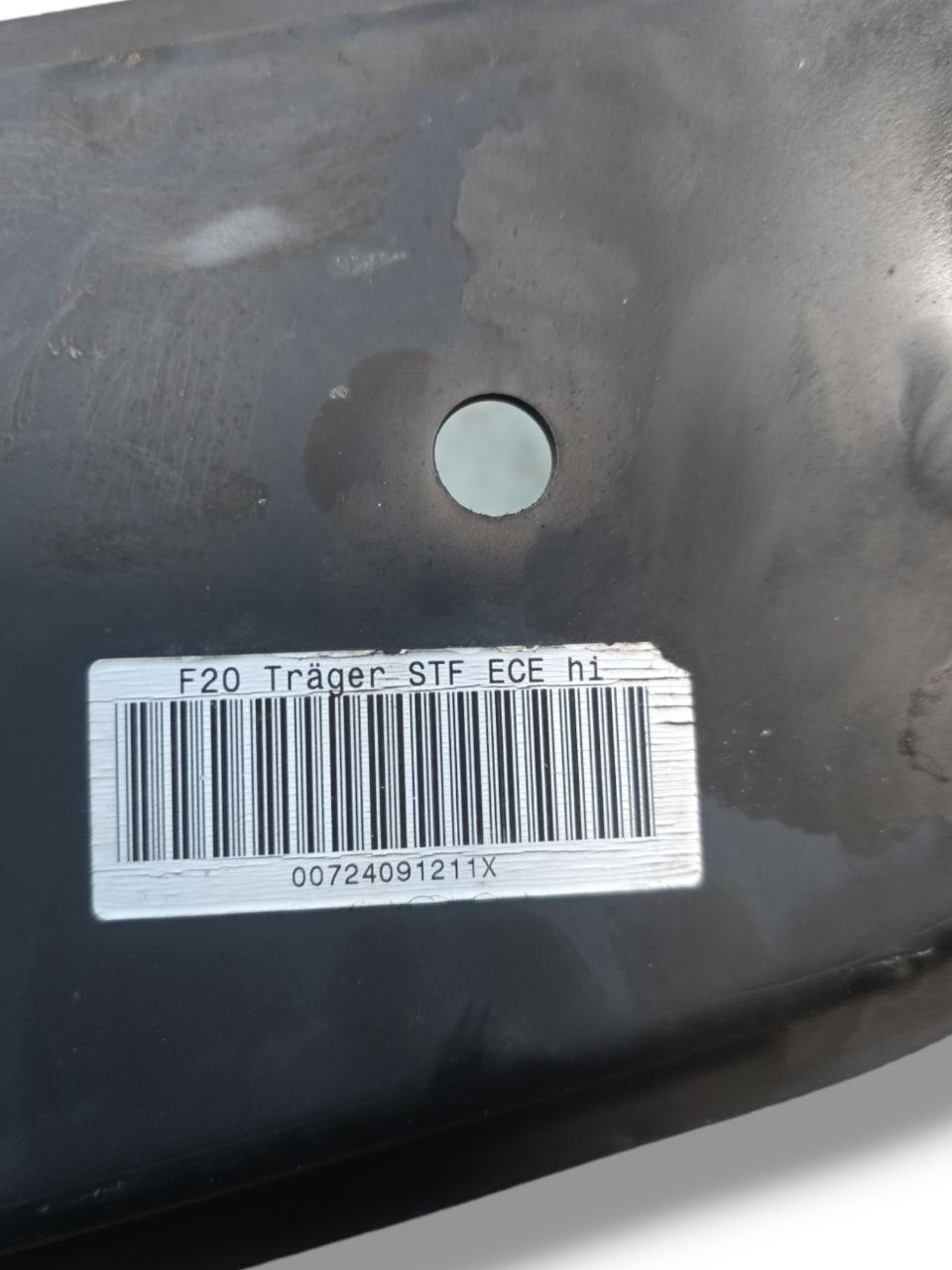 TRAVERSA PARAURTI POSTERIORE BMW SERIE 1 F20 (2011 - 2019) Cod : 00724091211X - F&P CRASH SRLS - Ricambi Usati