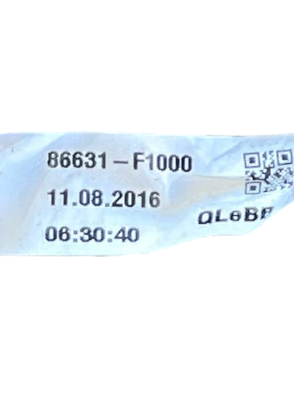 Traversa paraurti posteriore Kia Sportage QL (2016 - 2021) cod.86631 - f1000 - F&P CRASH SRLS - Ricambi Usati