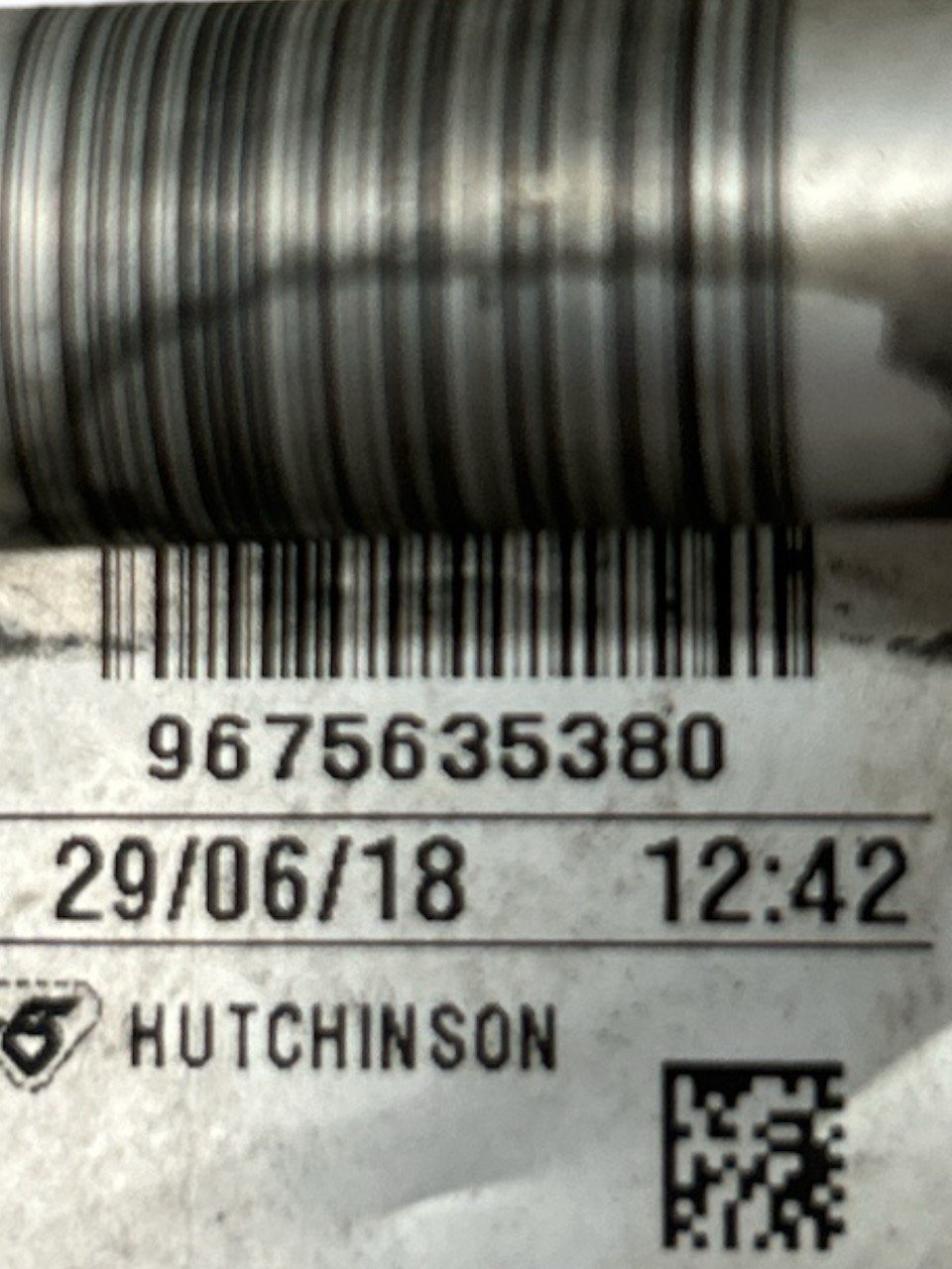 Air Conditioning Pipe Peugeot 1.5 Diesel (2016 > ) code.9675635380 - F&P CRASH SRLS - Used Parts