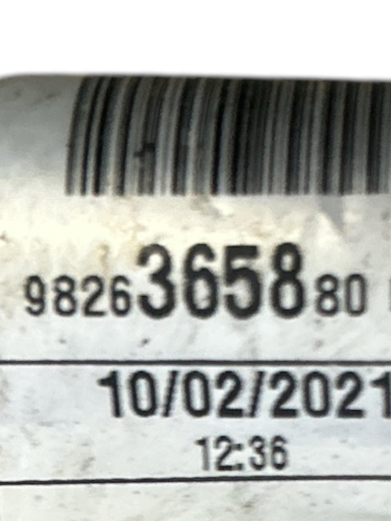 Air Conditioning Tube Peugeot 208 II cod.9826365880 1.2 Petrol (2019 > ) - F&P CRASH SRLS - Used Parts