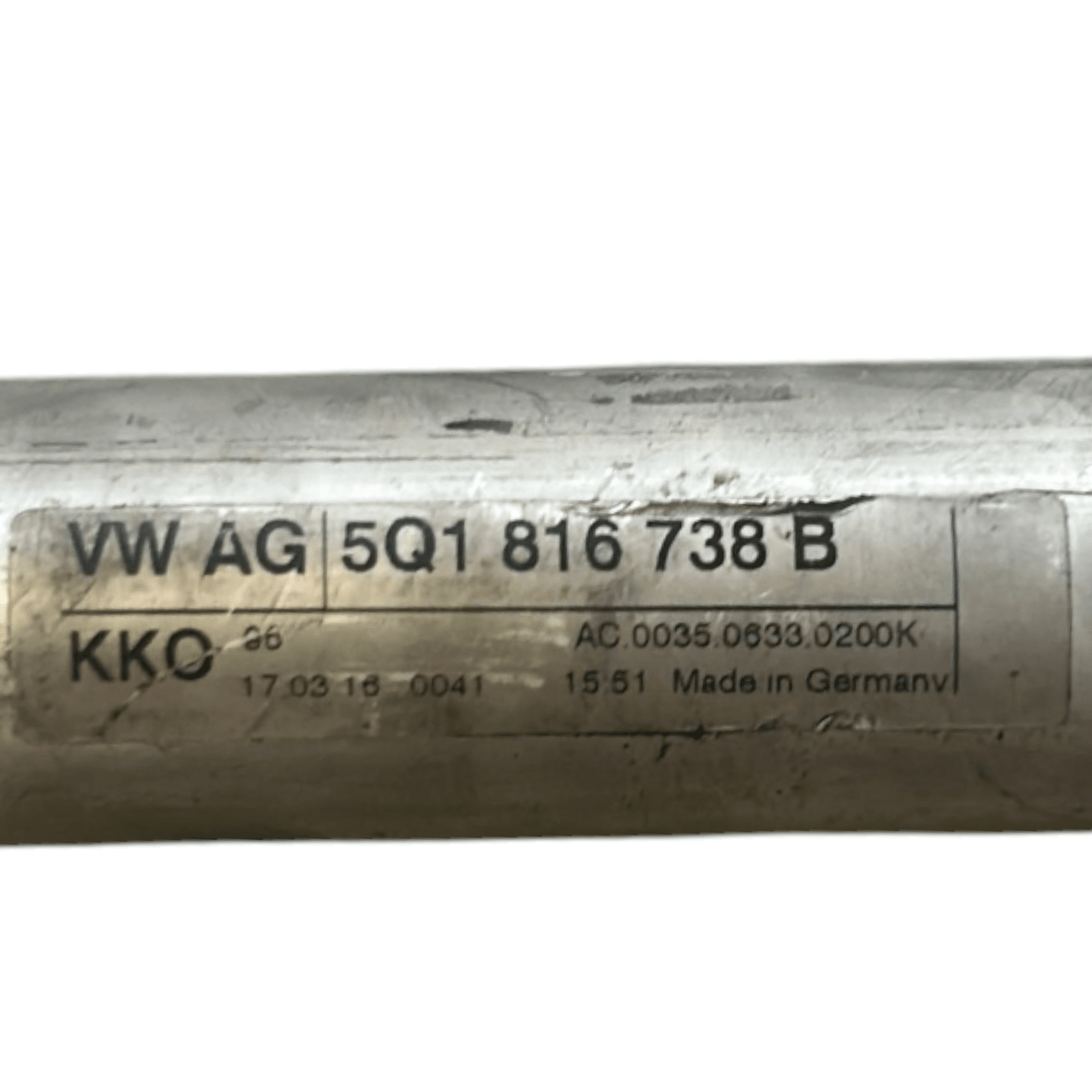 Air Conditioning Pipe Volkswagen Golf VII cod.5Q1816738B 2.0 Diesel (2012 > 2019) - F&P CRASH SRLS - Used Spare Parts