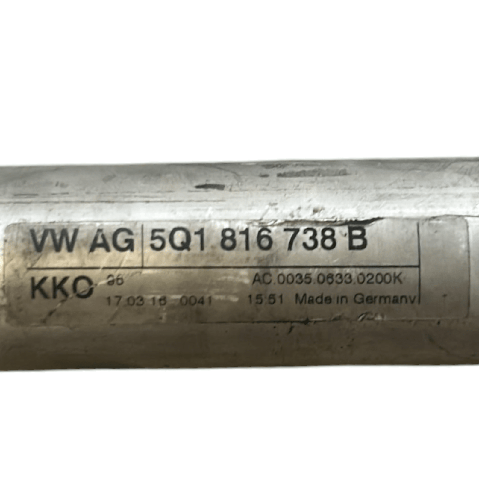 Air Conditioning Pipe Volkswagen Golf VII cod.5Q1816738B 2.0 Diesel (2012 > 2019) - F&P CRASH SRLS - Used Spare Parts