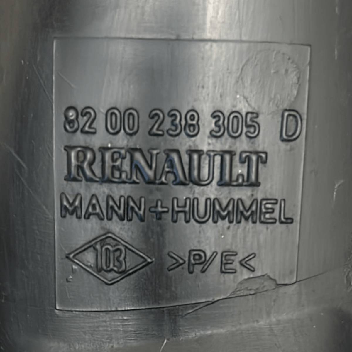 Dacia Sandero 1.6 gasoline intake tube code:8200238305 (2012 > 2020) - F&P CRASH SRLS - Used Parts