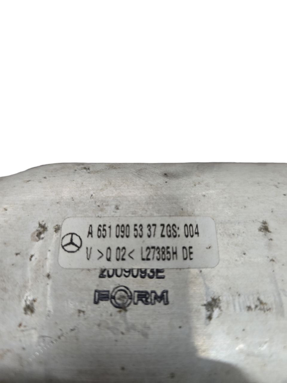 Intercooler Intake Pipe Mercedes - Benz Class C W205 2.2 D Code: A6510905337 (2014 - 2021) - F&P CRASH SRLS - Used Parts