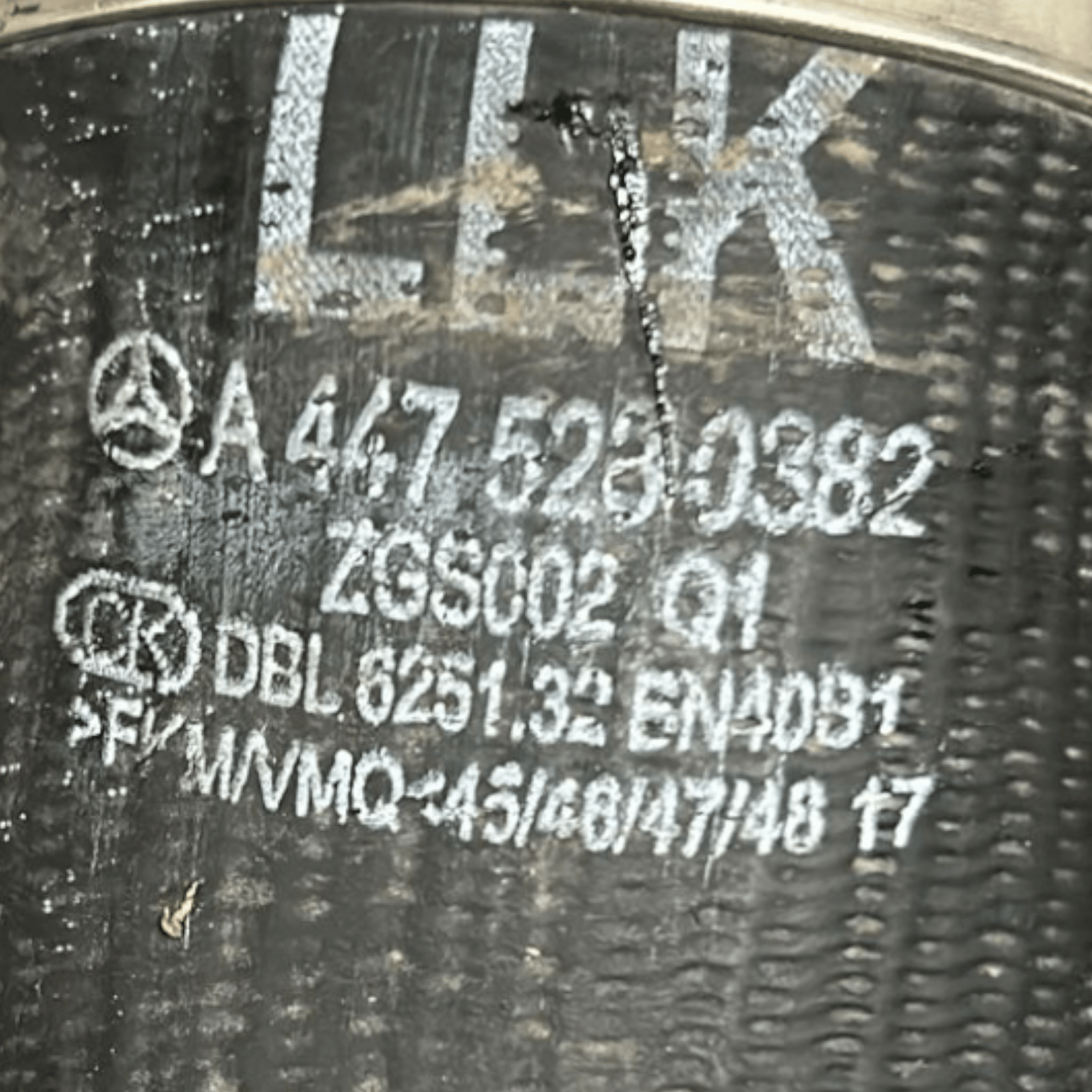 Intercooler Pipe Mercedes Benz Vito W447 2.2 Diesel cod:A4475280382 (2014 >) - F&P CRASH SRLS - Used Parts