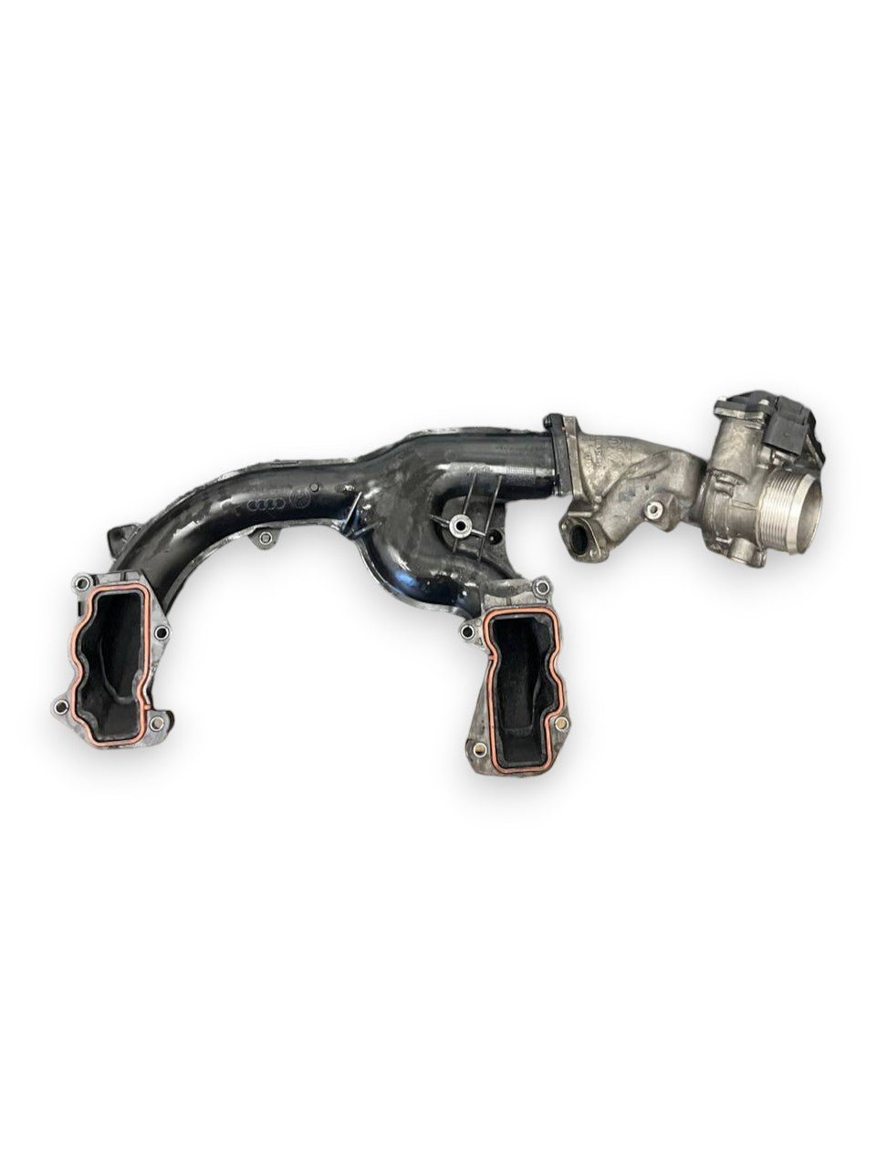 Tubo / Manicotto Collettore Aspirazione + Corpo Farfallato Audi A6 C6 / Volkswagen Touareg / Audi Q7 / Audi A4 / Audi A5 / Audi A8 3.0 Diesel (2004 al 2012) cod: 059145762B - F&P CRASH SRLS - Ricambi Usati
