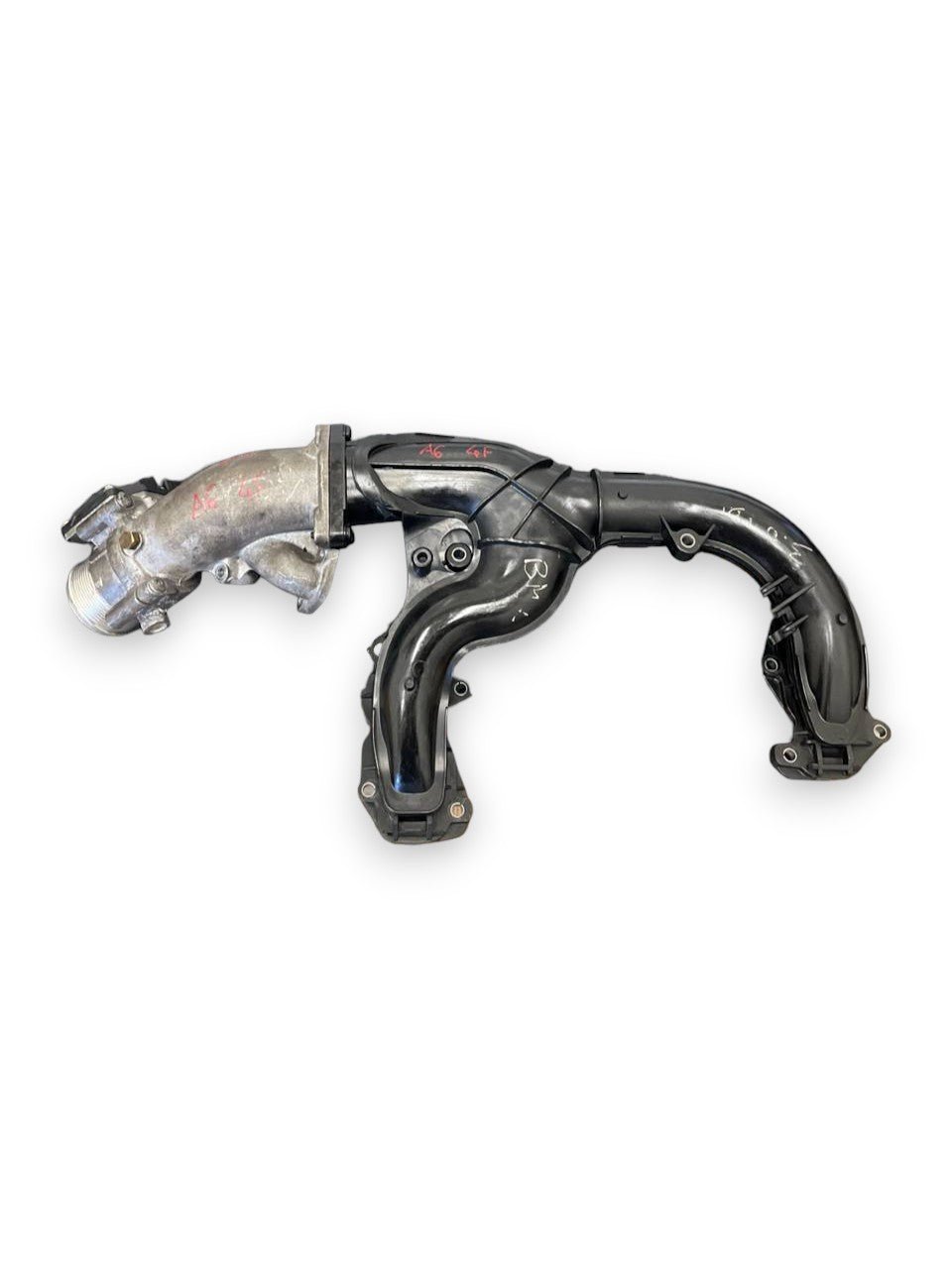 Tubo / Manicotto Collettore Aspirazione + Corpo Farfallato Audi A6 C6 / Volkswagen Touareg / Audi Q7 / Audi A4 / Audi A5 / Audi A8 3.0 Diesel (2004 al 2012) cod: 059145762B - F&P CRASH SRLS - Ricambi Usati