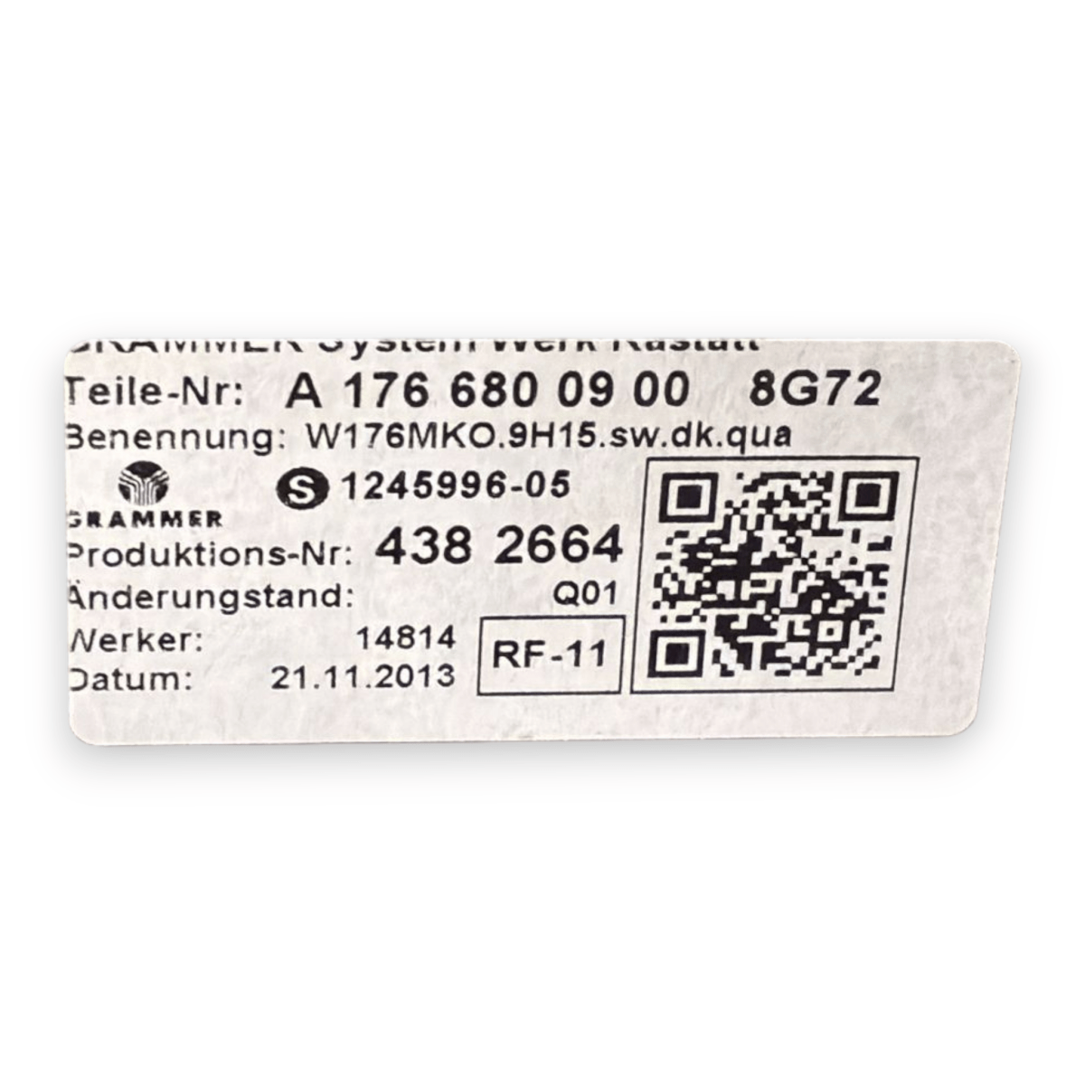 Tunnel centrale + bracciolo mercedes - benz classe a w176 cod:a1766800900 (2012 - 2018) - F&P CRASH SRL - Ricambi Usati