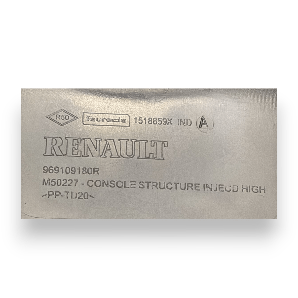 Tunnel centrale + bracciolo renault megane IV cod:969109180r 82015 - ) - F&P CRASH SRL - Ricambi Usati