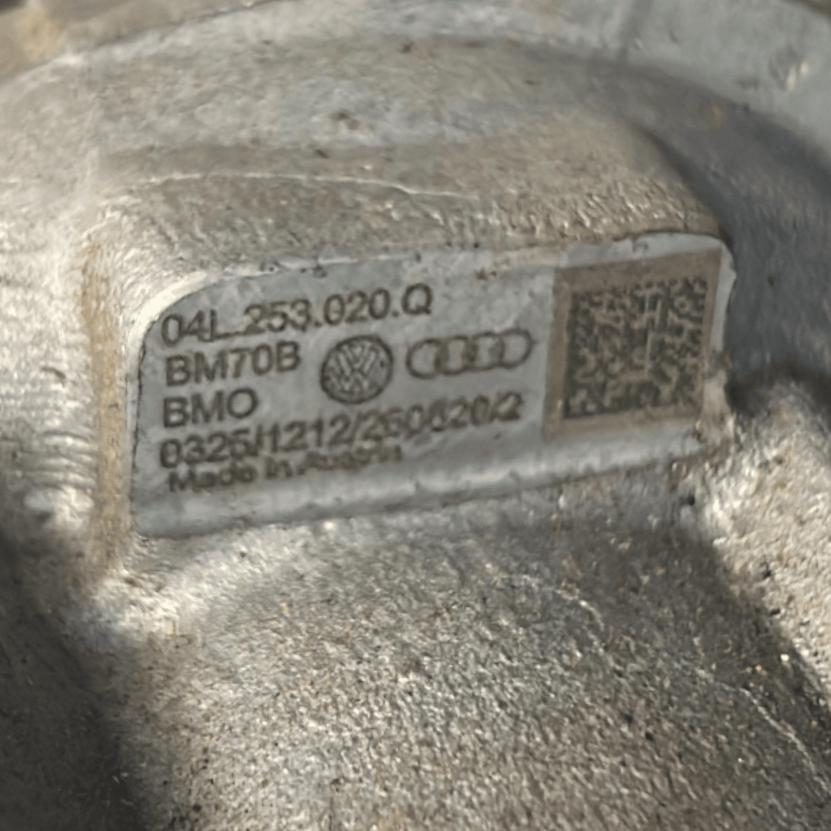 Turbina Volkswagen Tiguan II (AD) cod.04L253020Q 2.0 Diesel (2016 > 2024) Turbo / Turbocompressore - F&P CRASH SRLS - Ricambi Usati