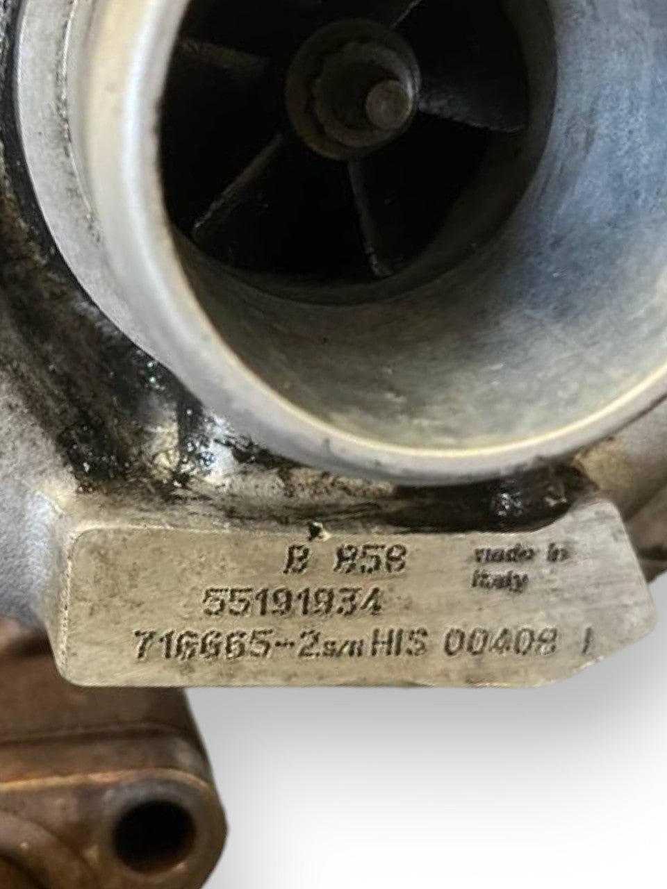 Turbo / Turbine / Turbocharger + Manifold Fiat Stilo / Alfa Romeo 147 / Alfa Romeo GT / Alfa Romeo 156 1.9 jtd (2001 to 2010) code: 55191934 / 46791354 - F&P CRASH SRLS - Used Parts