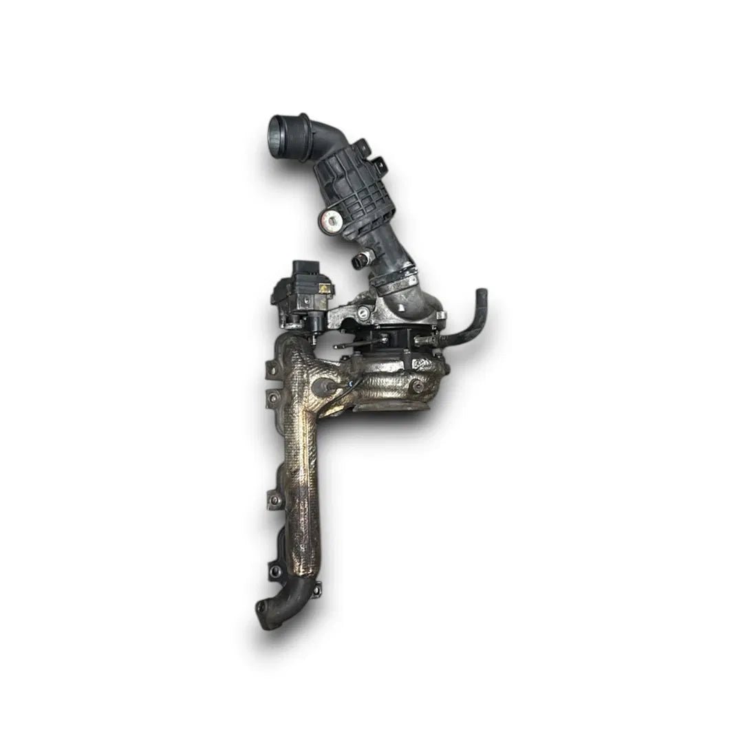 Turbocompressore con collettore di scarico Alfa Romeo Stelvio 2017–2022 OEM 55278618 - F&P CRASH SRL - Ricambi Usati