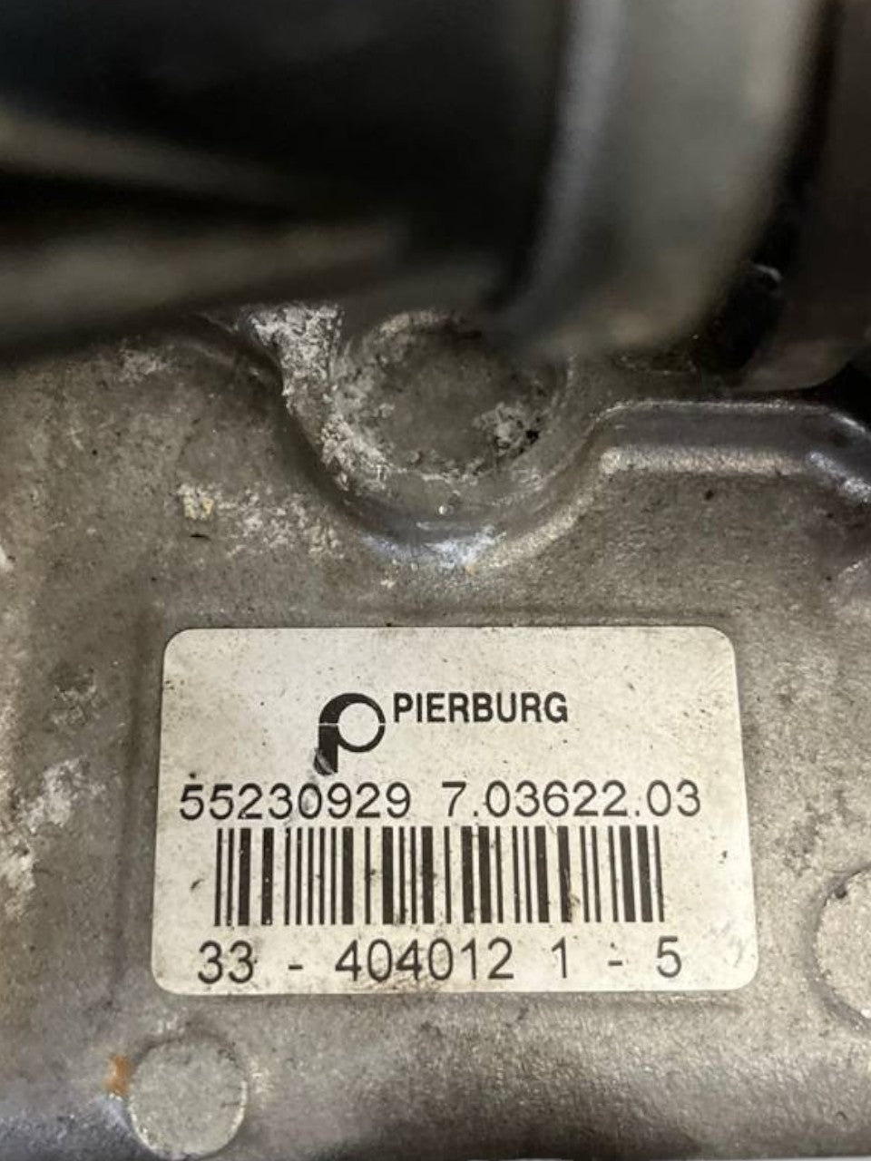 EGR Valve / Heat Exchanger Opel Corsa D / Fiat 500 / Fiat 500L / Fiat Grande Punto / Fiat Panda / Lancia Ypsilon / Alfa Romeo Mito / Fiat Fiorino / Fiat Punto Evo 1.3 mjt (2006 to 2014) code: 55230929 - F&P CRASH SRLS - Used Parts