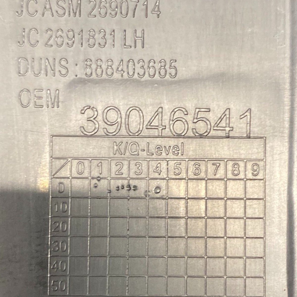 Vano portaoggetti opel astra k Cod: 39046541 (2015 - 2021) - F&P CRASH SRLS - Ricambi Usati