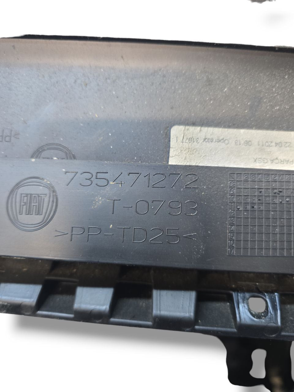 Vano Portaoggetti Opel Combo / Berlingo / Partner ( 2012 - 2018 ) Cod : 735471272 - F&P CRASH SRLS - Ricambi Usati