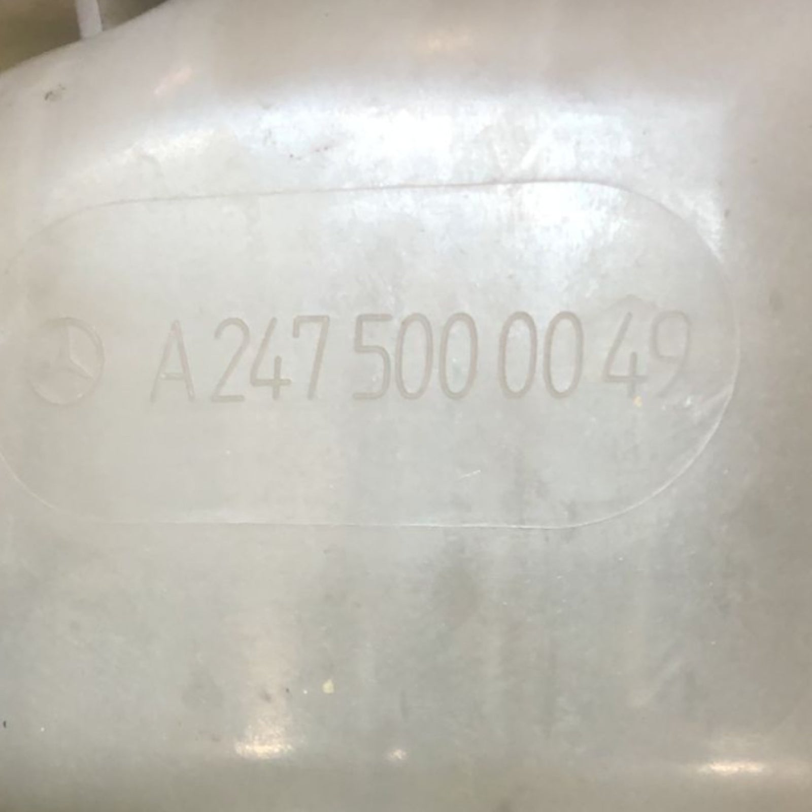 Coolant Reservoir Mercedes Benz Class A W177 (2018 >) code:A2475000049 - F&P CRASH SRLS - Used Parts