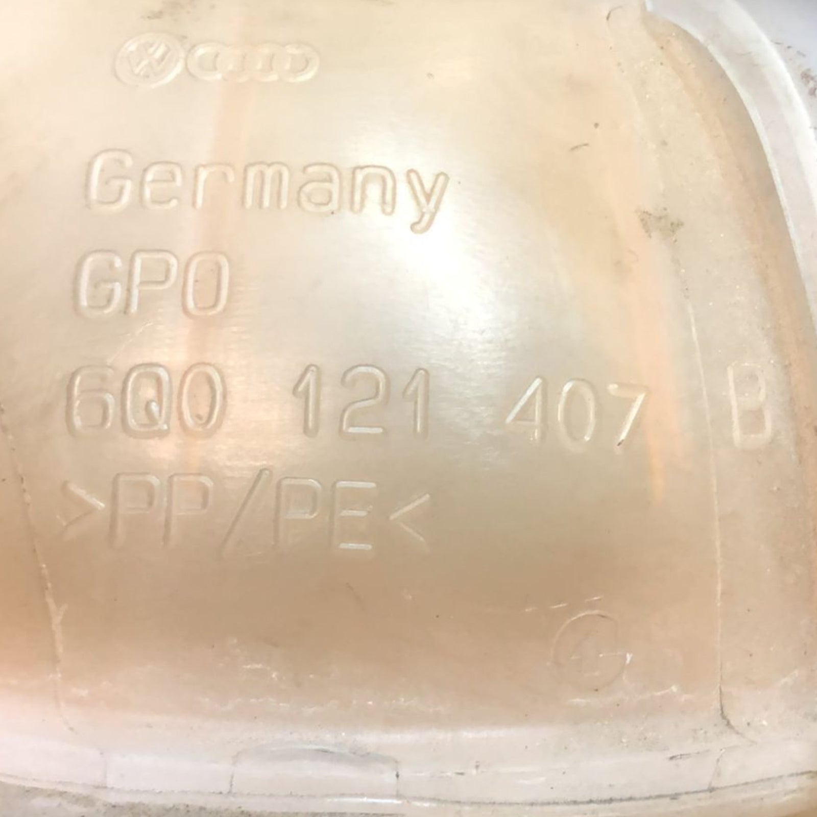 Coolant Reservoir Volkswagen Polo (2001 > 2009) code:6Q0121407 - F&P CRASH SRLS - Used Parts