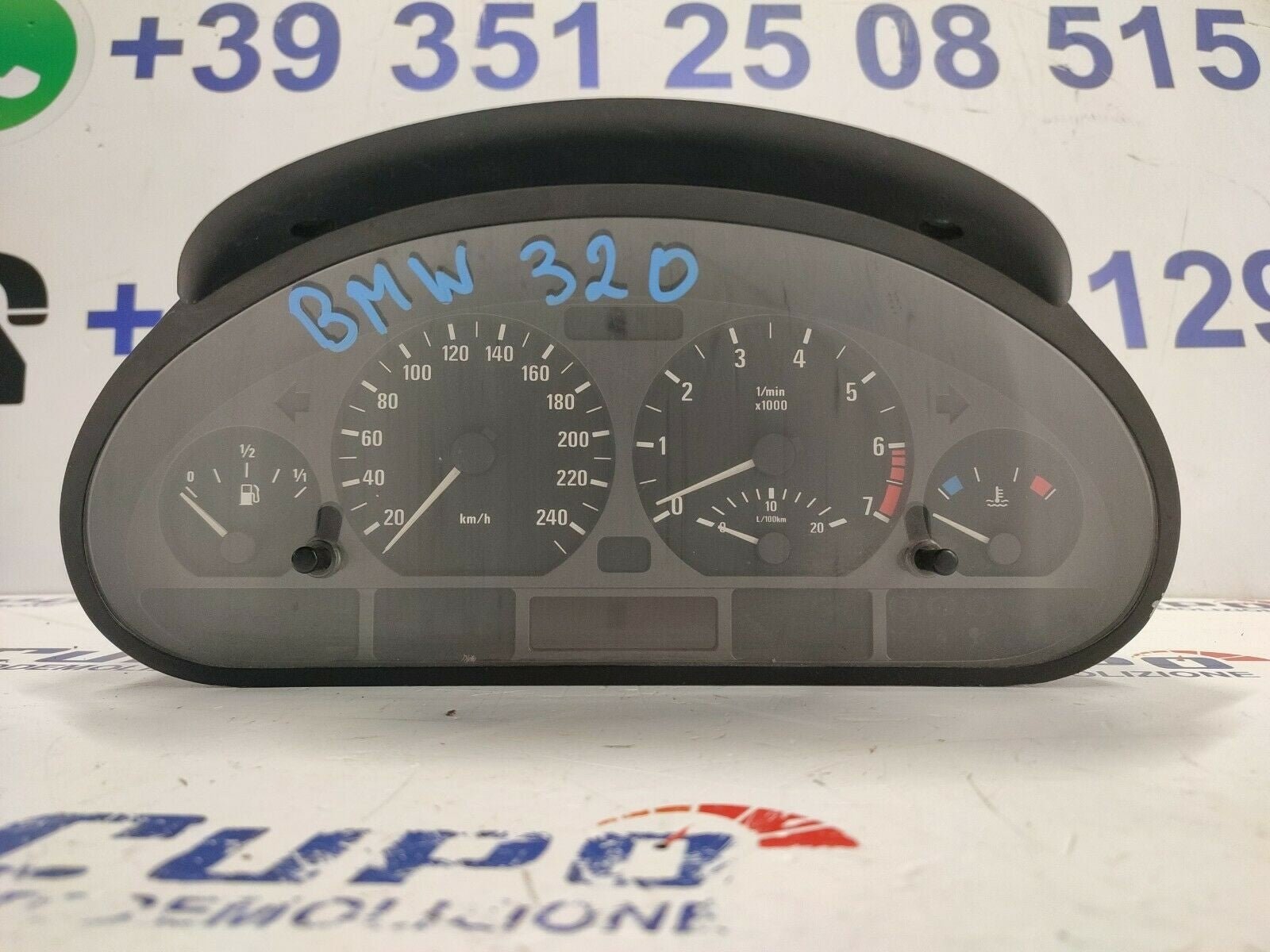 Wake Quad Instruments Gasoline Bmw 320 8380144/0 263 606 070 - F&P CRASH SRLS - Used Parts