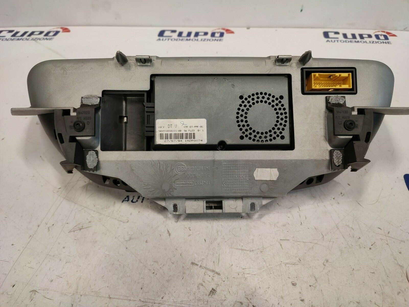 Veglia Quadro Strumenti Con Funzione Di Navigazione Lancia Phedra - F&P CRASH SRLS - Ricambi Usati