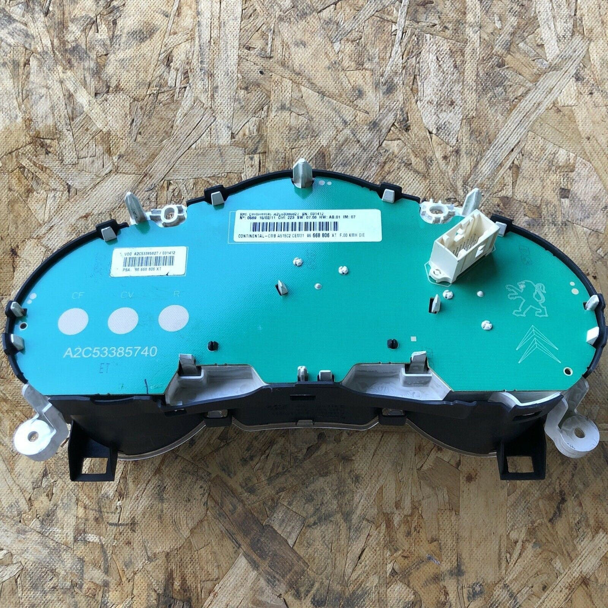 Veglia Quadro strumenti contaklm Citroen C3 II Serie 1.4 2009 - 2016 96668806XT - F&P CRASH SRLS - Ricambi Usati