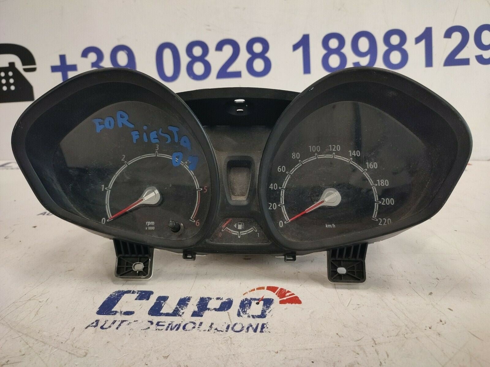 VEGLIA QUADRO STRUMENTI FORD FIESTA 8a6t10849cd A12148809 - F&P CRASH SRLS - Ricambi Usati