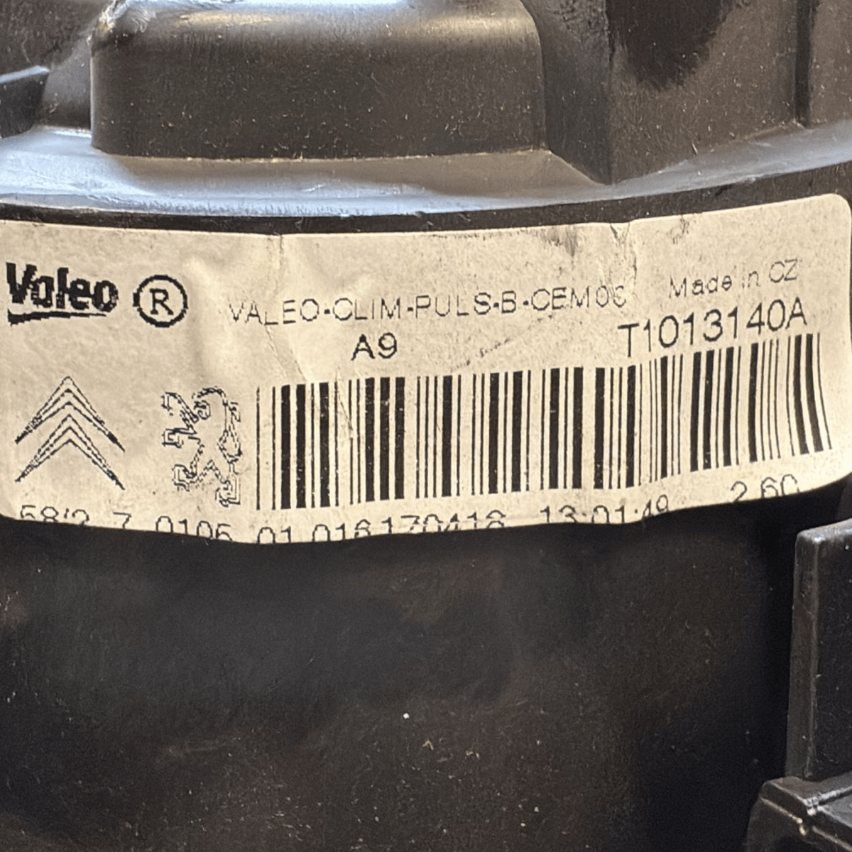 Ventola abitacolo citroen c3 iii 1.2 benzina cod : t1013140a (2016 - 2023) - F&P CRASH SRL - Ricambi Usati