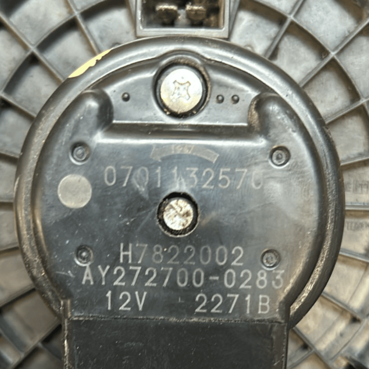 Cabin Fan for Voyager 2.8 Diesel code:AY272700 - 0283 (2007 > 2016) - F&P CRASH SRLS - Used Parts