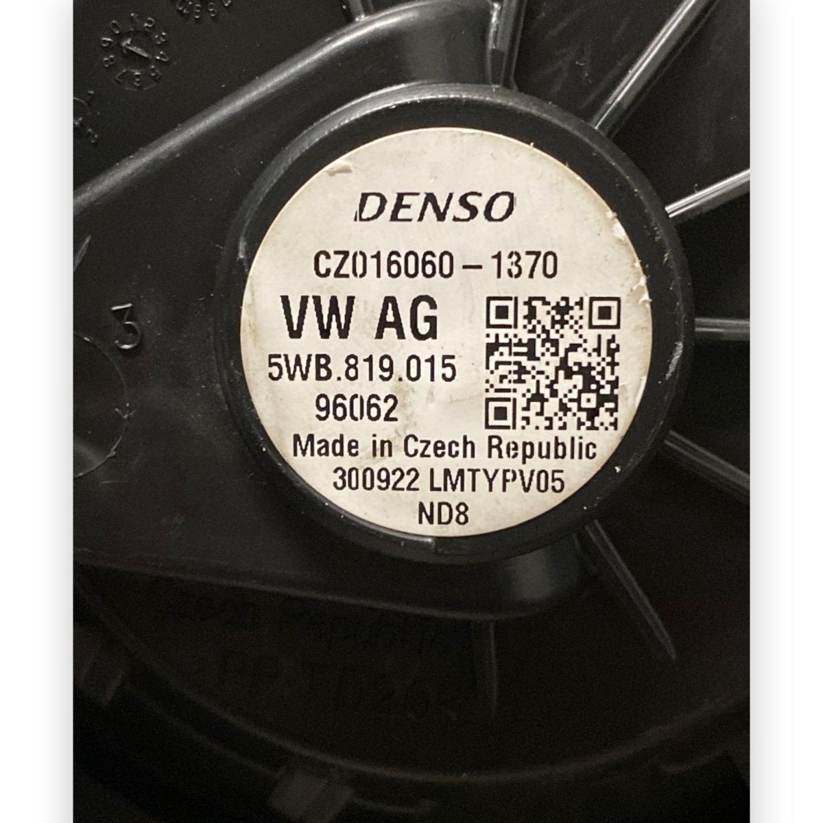 Ventola abitacolo Skoda Kamiq 1.0 Benzina (2018 - ) Cod: CZ016060 - 1370 - F&P CRASH SRLS - Ricambi Usati