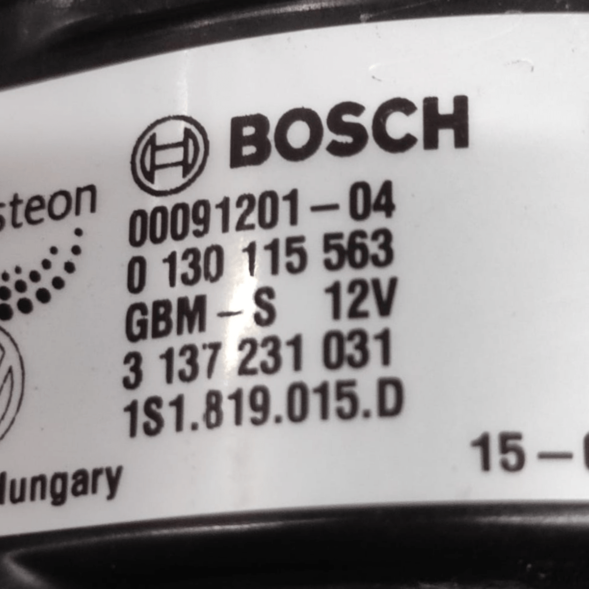 Ventola abitacolo volkswagen up 1.0 benzina cod: 1s1819015d (2011 - 2024) - F&P CRASH SRLS - Ricambi Usati