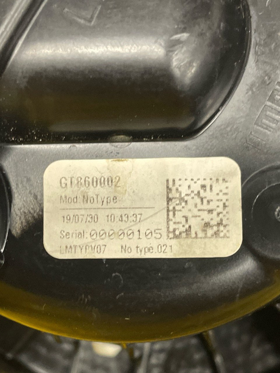 heating fan passenger compartment volkswagen golf VI (2008 - 2012) code:gt860002 - F&P CRASH SRLS - Used Parts