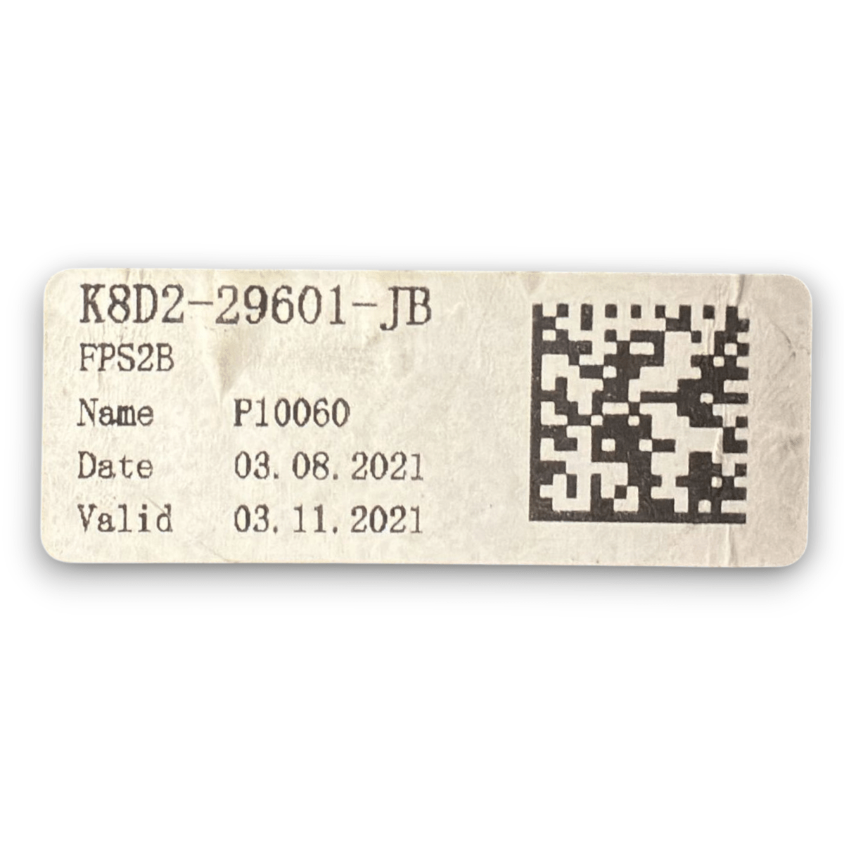 Vetro fisso posteriore sinistro land rover evoque L551 cod : k8d2 - 29601 - jb (2018 - >) - F&P CRASH SRL - Ricambi Usati