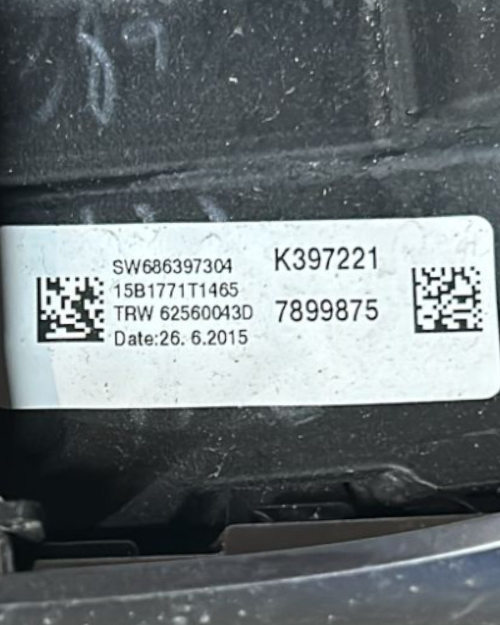 Volante / Sterzo BMW Serie 1 (F20) (2011 > 2019) cod.62560043D - F&P CRASH SRLS - Ricambi Usati