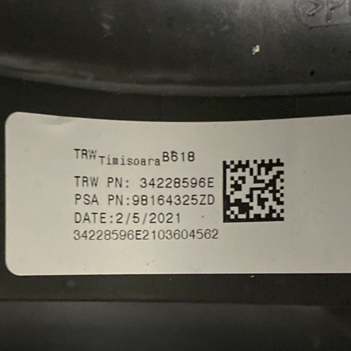 Volante / sterzo citroen c3 iii cod: 34228597d (2016 - ) - F&P CRASH SRLS - Ricambi Usati