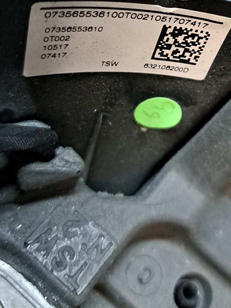Steering Wheel + steering wheel controls Fiat Tipo (2016) COD:07356553610 - F&P CRASH SRLS - Used Parts