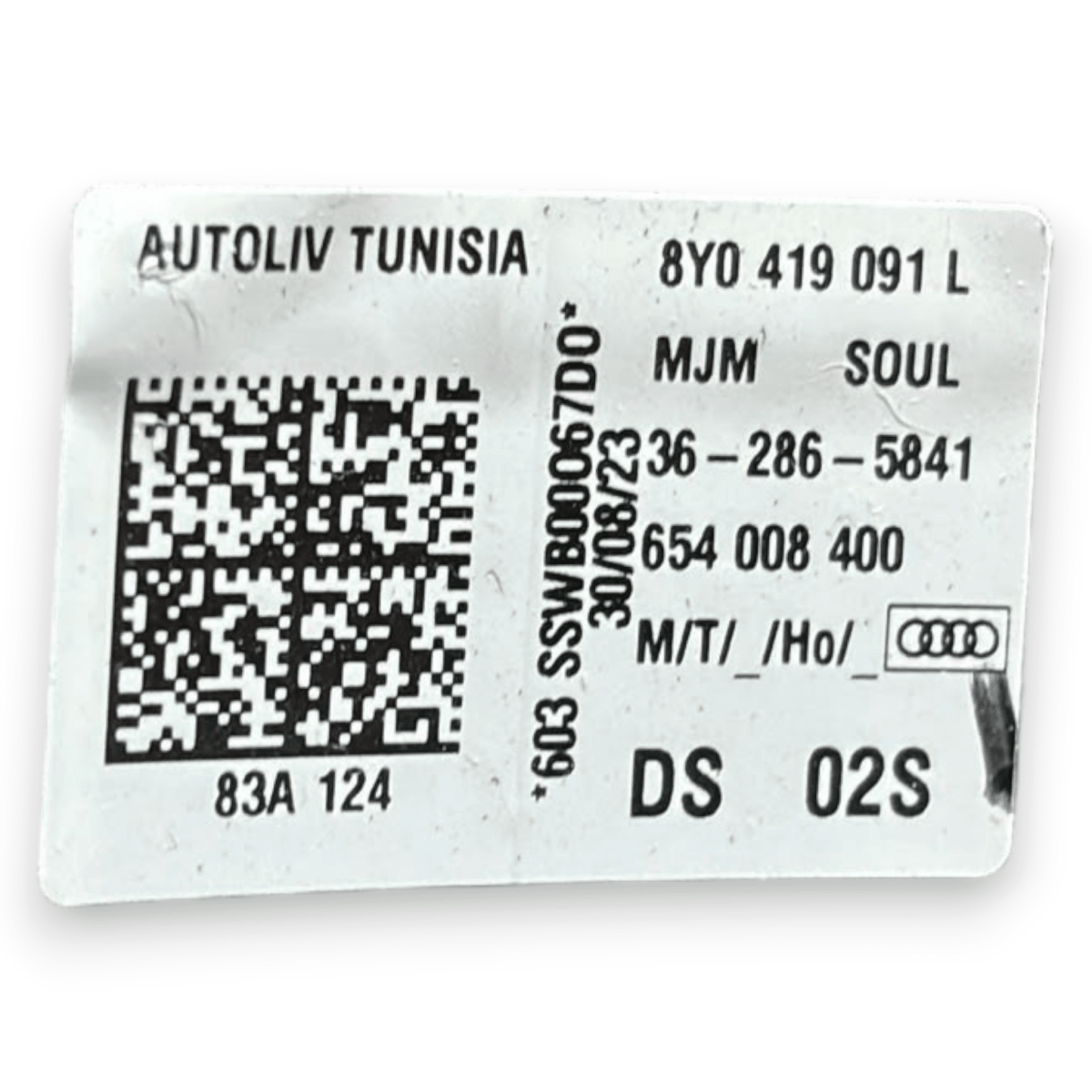 Volante / sterzo completo di Airbag audi a3 8y cod:8y0419091l (2020-) - F&P CRASH SRL - Ricambi Usati