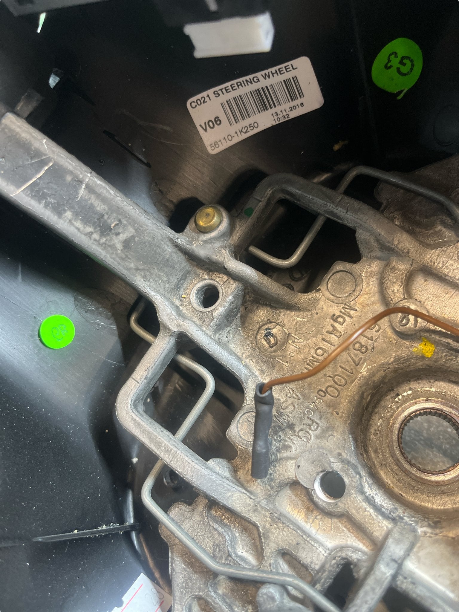 Volante Sterzo Hyundai Ix20 ( 2017 ) cod : 56110 - 1K250 - F&P CRASH SRLS - Ricambi Usati