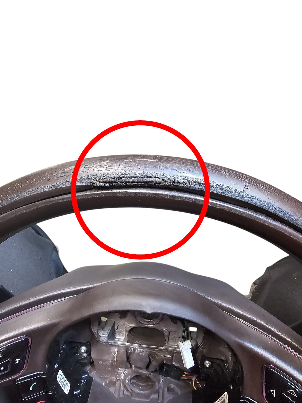 Steering Wheel / Leather Steering Jaguar XJ X351 Code:AW933F563A (2009 - 2019) - F&P CRASH SRLS - Used Parts