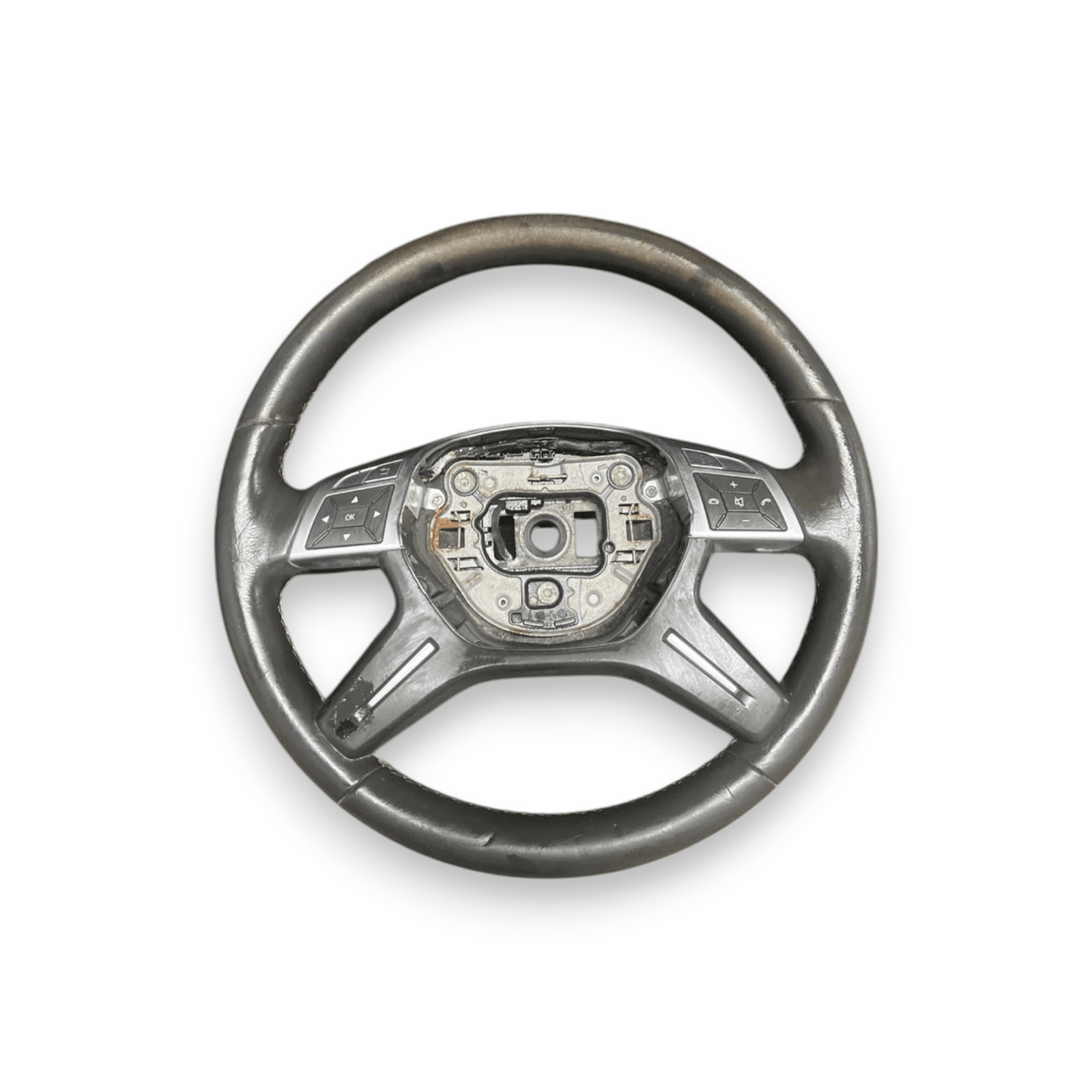 Leather Steering Wheel / Steering Mercedes - Benz ML W166 (2011 to 2018) code: 62450470 - F&P CRASH SRLS - Used Parts