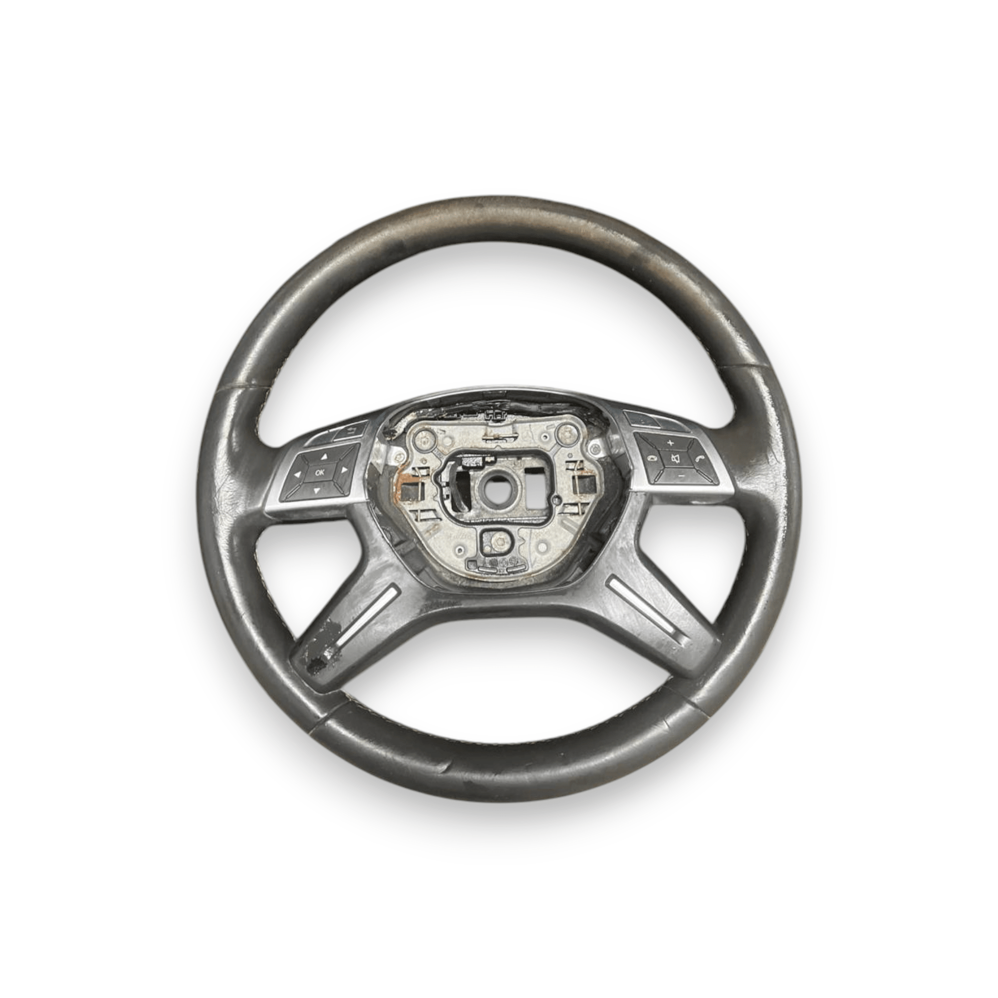 Volante / Sterzo in Pelle Mercedes - Benz ML W166 (2011 al 2018) cod: 62450470 - F&P CRASH SRLS - Ricambi Usati