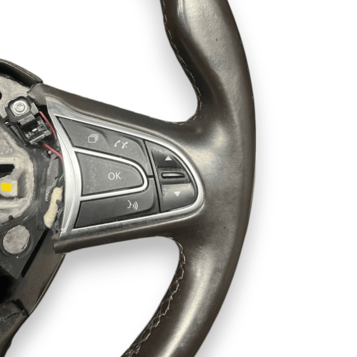 Volante / Sterzo in Pelle Renault Espace V (2019 al 2023) cod: 484000726R - F&P CRASH SRLS - Ricambi Usati