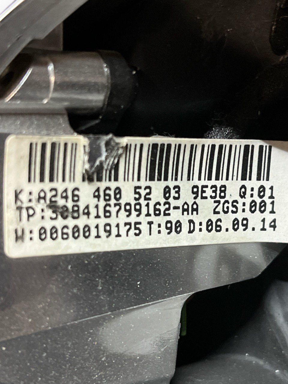Volante / Sterzo Mercedes - Benz Classe C W204 (2009 al 2014) cod: A2464605203 - F&P CRASH SRLS - Ricambi Usati