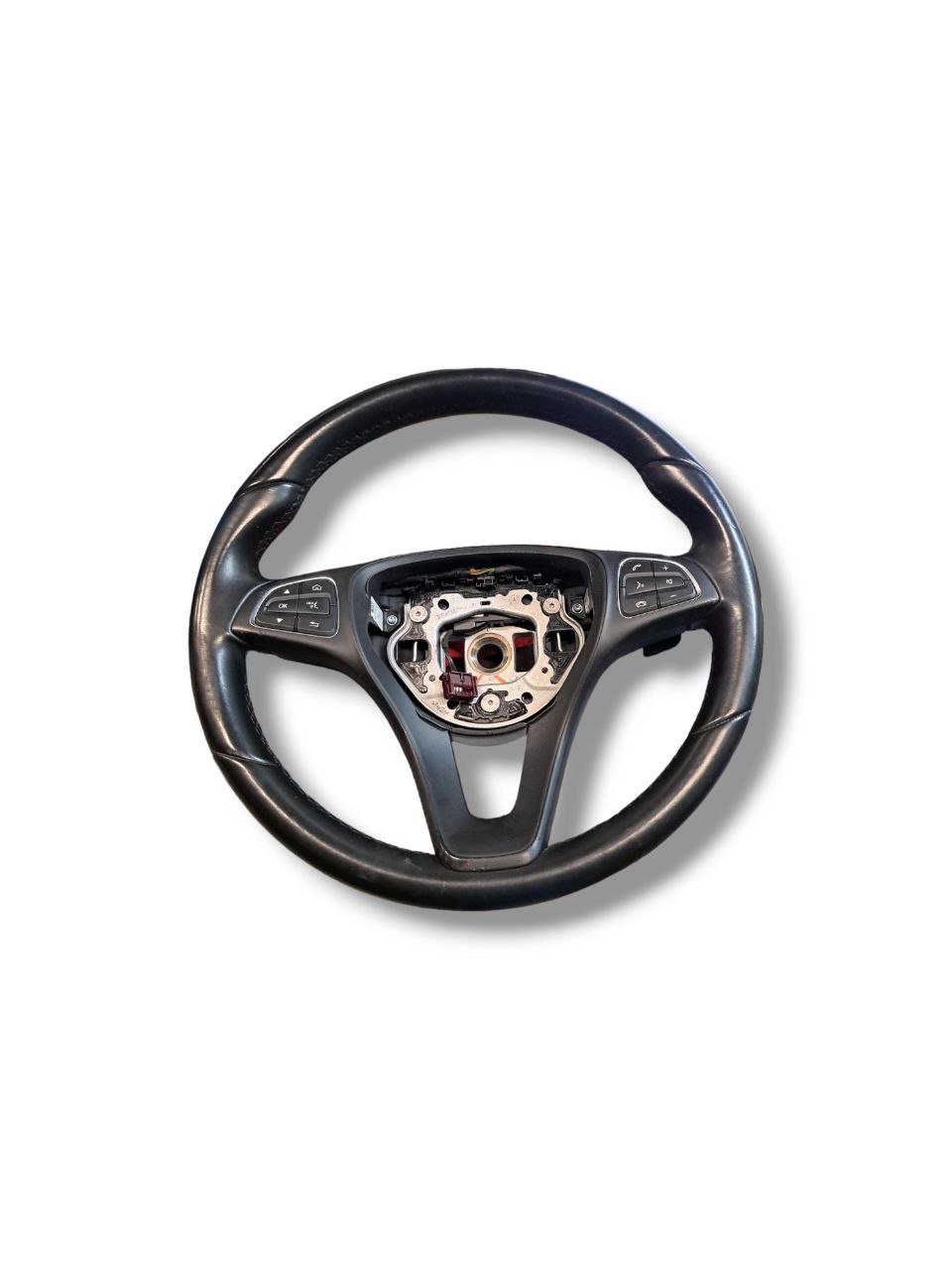 Volante Sterzo Palette + Comandi al Volante Mercedes Classe C W205 COD:A0004605003 (2014>) - F&P CRASH SRLS - Ricambi Usati
