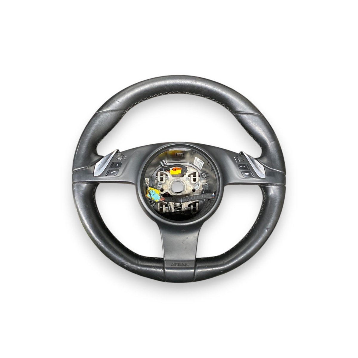 Volante / sterzo porsche cayenne 92a Cod: 7pp419091ae (2010 - 2017) - F&P CRASH SRLS - Ricambi Usati