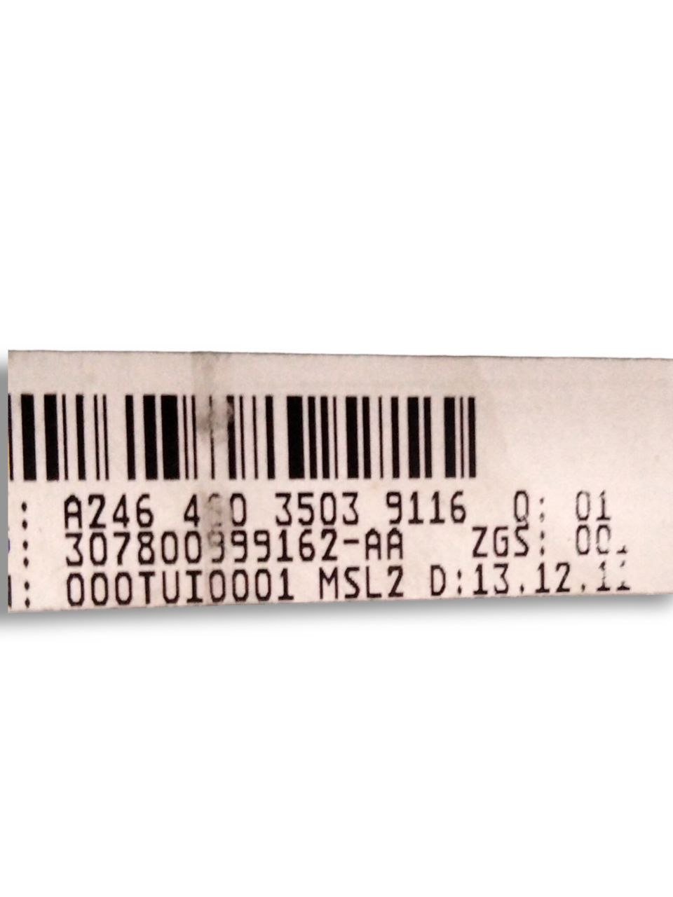 Volante/Sterzo+comandi al volante Mercedes - Benz Classe B W246cod.A24646035039116(2011 - 2018) - F&P CRASH SRLS - Ricambi Usati