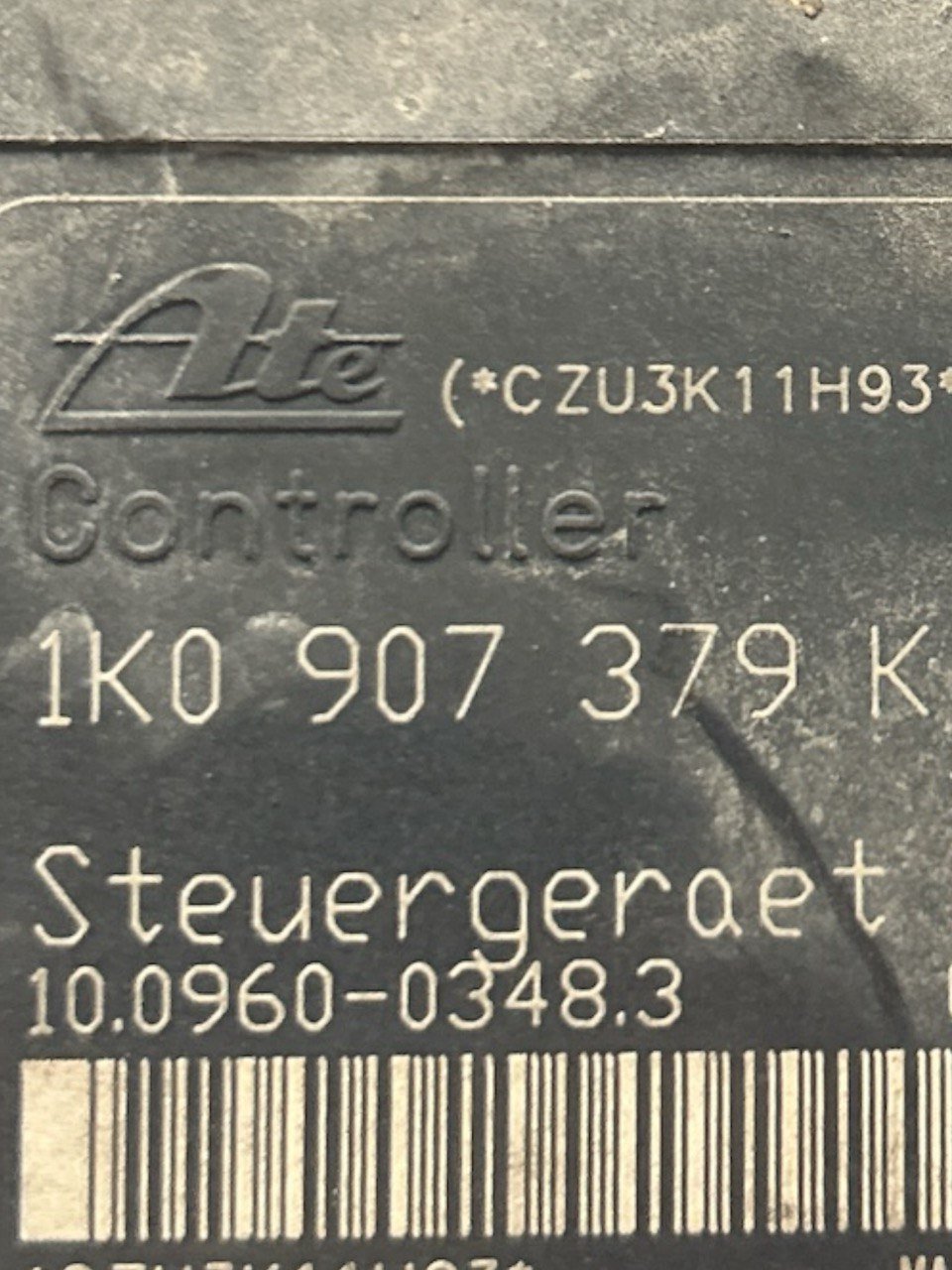 Volkswagen Golf V 2.0 Diesel (2004 > 2008) code . 1K0907379K ABS Control Unit / Pump - F&P CRASH SRLS - Used Parts